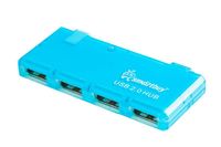 Коммутатор USB SmartBuy SBHA-6110-B, 4 порта, blue