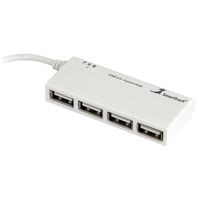 Коммутатор USB SmartBuy SBHA-6810-W, 4 порта, white