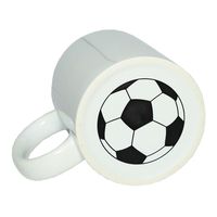 Кружка белая с печатью на дне FOOTBALL для сублимации