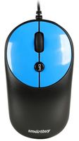 Мышь проводная Smartbuy SBM-382-B, USB, чёрно-синяя
