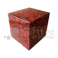 Подарочная коробка для кружки "Сердечки"