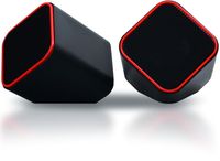 Стерео колонки SmartBuy CUTE ,чёрно-оранжевые, мощность 6 Вт,питание USB (SBA-2590)