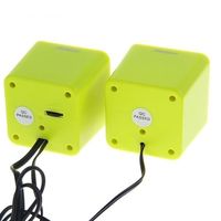 Стерео колонки SmartBuy MINI, жёлтые, мощность 4Вт,питания USB (SBA-2820)