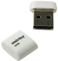 Флэш-память USB Flash 32 Gb SmartBuy LARA White