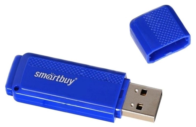 Флэш-память USB Flash 32 Gb SmartBuy Dock Blue