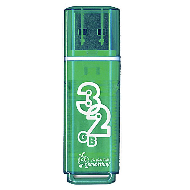 Флэш-память USB Flash 32 Gb SmartBuy Glossy Green