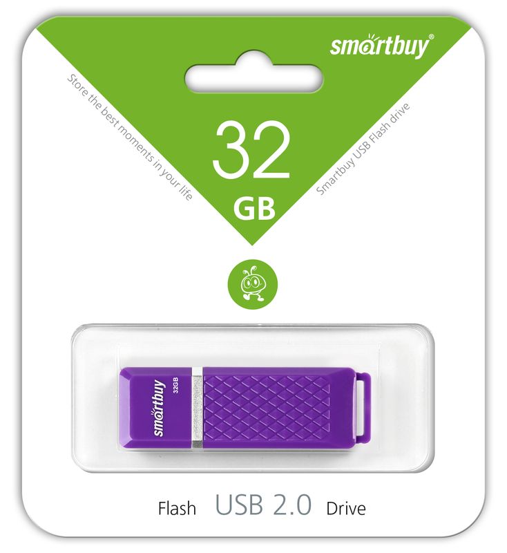 Флэш-память USB Flash 32 Gb SmartBuy Quartz Violet