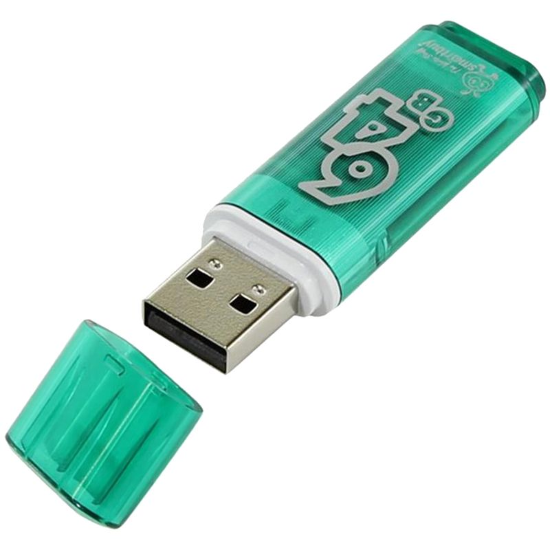 Флэш-память USB Flash 64 Gb SmartBuy Glossy Green