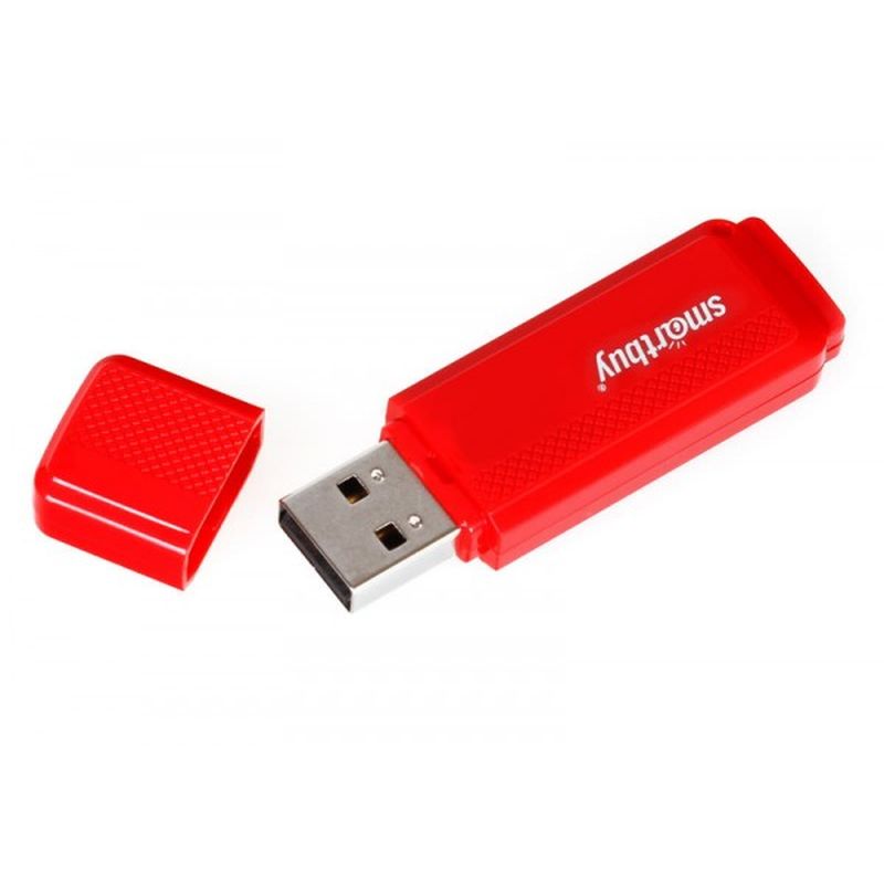 Флэш-память USB Flash 8 Gb SmartBuy Dock Red