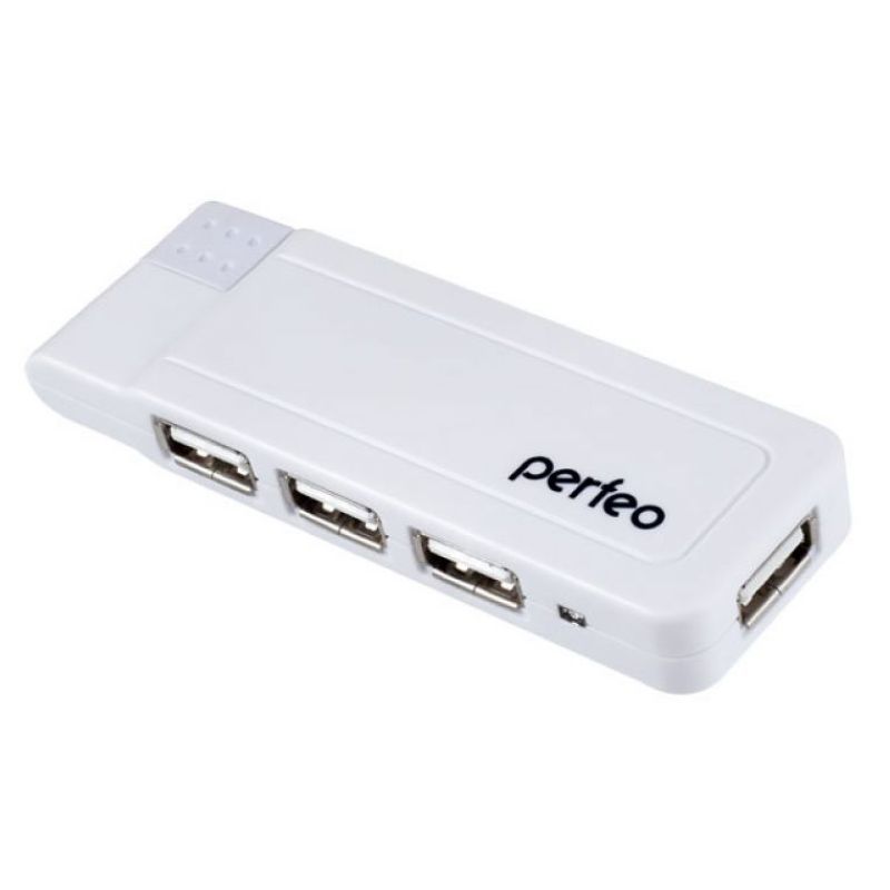 USB-Хаб Perfeo 4 порта (PF-VI-H021 White) белый