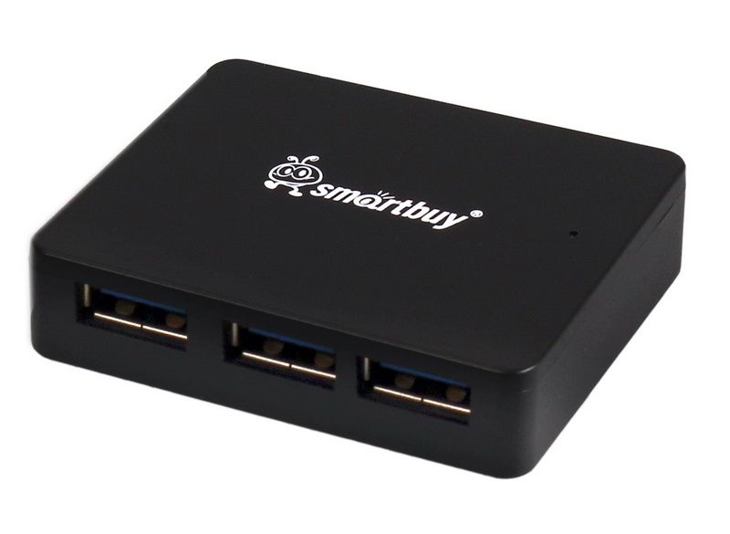 USB-Хаб SmartBuy 3.0 4 порта (SBHA-6000-K) Black