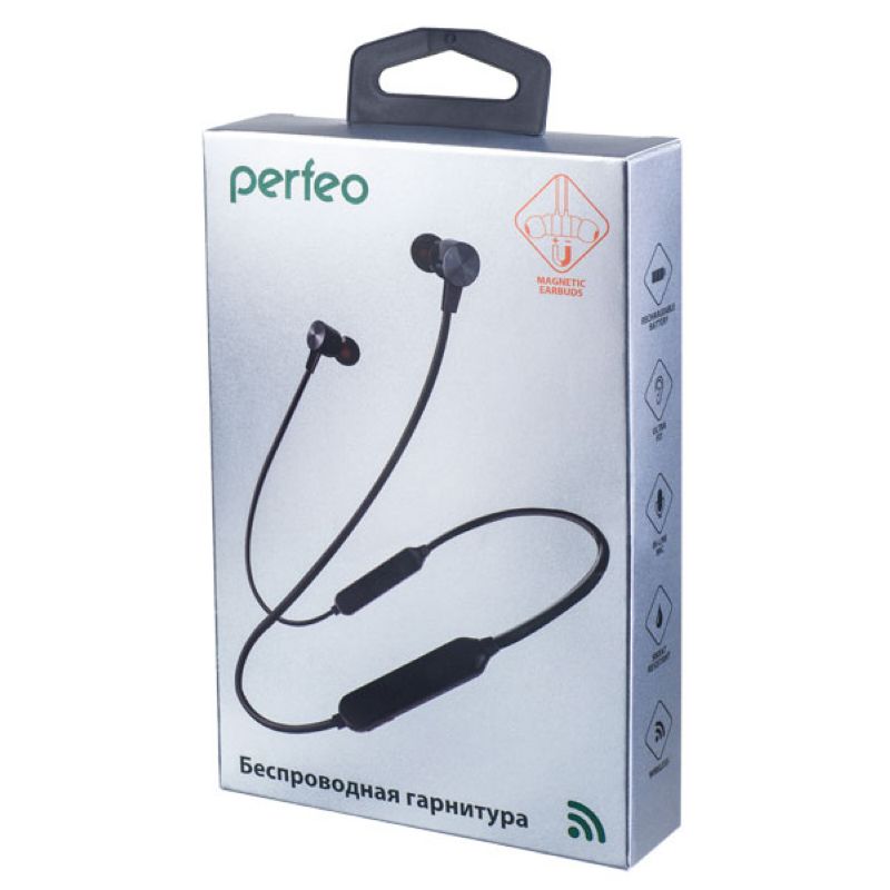 Внутриканальная Bluetooth-гарнитура Perfeo BALANCE, черные (PF_A4303)
